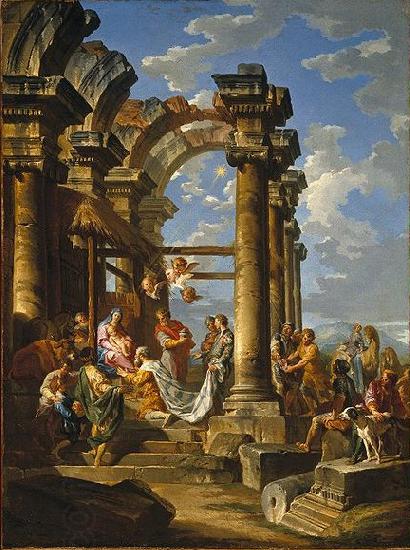 Giovanni Paolo Panini Adoration of the Magi oil painting picture